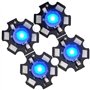 Avec des perles de lampe à LED de base en aluminium, des puces de diode(3.2-3.4V Royal Blue, 445-450NM)