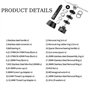 NEWFUN Kit inférieur de vélo, extracteur roulement Velo, Kit Outils Installation et Démontage de Pédalier,Outil de pressage Prof