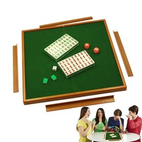 RATSTONE Mahjong，Jeu Chinois，Mahjong Traditionnel Chinois，Table de Mahjong Pliable
