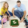 RATSTONE Mahjong，Jeu Chinois，Mahjong Traditionnel Chinois，Table de Mahjong Pliable, Jeu de Mahjong Portable, Jeux de Table durab