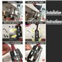NEWFUN Frein a Main Pc, Shifter Pc, Frein a Main, Frein à main de simulation de course avec clip, PC Handbrake avec haute précis