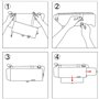 NEWFUN Extension de Pare-Soleil de Voiture, Extension Paresoleil Voiture, Anti-Reflets de Visière Opaque,Anti Eblouissement und 