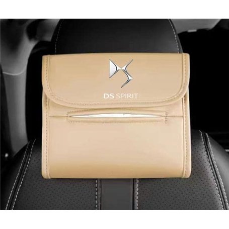 LEARNE Nouveau Support De Boîte De Rangement De Mouchoirs De Voiture en Cuir Pare-Soleil pour Citroen DS Spirit Ds3 Ds4 Ds4s Ds5