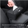 LEARNE Nouveau Support De Boîte De Rangement De Mouchoirs De Voiture en Cuir Pare-Soleil pour Citroen DS Spirit Ds3 Ds4 Ds4s Ds5