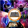 Contrôleur de lumières de scène DMX, 1024 canaux, console de lumières de scène DMX 512, panneau de mixage d'éclairage antibrouil