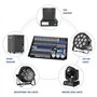 STWBHW Contrôleur de lumière DMX 512, contrôleur de lumière DJ, contrôleur DMX 1024 canaux, Console de lumière de scène antibrou
