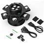 Projecteur DJ à 6 bras, éclairage disco d'intérieur, éclairage LED RGBW à tête mobile, éclairage de scène avec contrôleur DMX-51