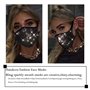 Handcess Sparkly Crystal Mesh Masque Glitter Strass Mascarade Ball Party Discothèque Masques Faciaux Halloween Genie Costume Acc