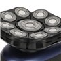 GINKOEHD Rasoirs Électriques pour Hommes Chauves, 9 Têtes Flottantes, Tondeuse Nez et Oreilles, Tête Flottante 3D, Rechargeable 