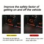 MJGALEI 2pcs Voiture Bienvenue Lampe Lumière pour Maserati Levante 2016-2023 2024 2025 Projecteur de Porte de Voiture Ombre de B