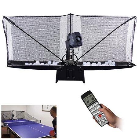 Machine à balles de ping-pong Ensemble de ping-pong Robot de tennis de table Lanceur automatique de ping-pong intelligent Multi-