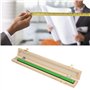 Fafeicy Jauge d'épaisseur d'écart de 300 mm, 17 Lames métriques, Outil de Mesure en Acier Inoxydable d'épaisseur 0,02-1 mm, Conc