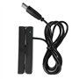 DIXII Carte de crédit à Bande magnétique, Lecteur de Carte de crédit USB 3 Pistes Hi Co Swiper Magstripe Swipe Card MSR90 for Po