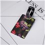 WZYWHJ Étiquette de bagage imprimée motif raisins tentants avec bracelet amovible – Crochet de voyage pour une identification pr