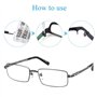 Malayas@ Kit de Réparation pour Montres Lunettes de Soleil Monocles Boîte à Outils 1000pcs Vis en Acier Inoxydable avec Tournevi
