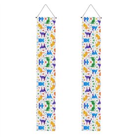 Décoration de remise de diplôme de classe de 2025 avec motif papillon à pois et chat