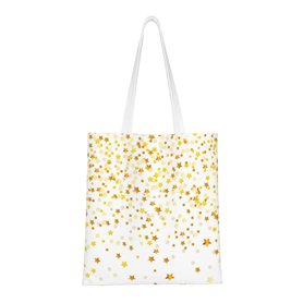 YQxwJL Sparsed Dreamy Sac fourre-tout en toile avec imprimé étoiles et pois pour femme