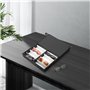 Boîte de Rangement Pliable Pour Lunettes, Boîte de Rangement Pour Montres 16 Verres à Grille, En Panneau de Fibres de Densité Mo