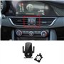 Jiaoqingni Support Telephone Voiture pour Alfa Romeo Stelvio SUV 2017 2018 2019 2020 2021 2022 2023 2024,Rotation Support Voitur
