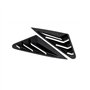 WXSSH Panneau de becquet latéral du véhicule A4 B8 2009-2016 Fibre Carbone Couleur fenêtre pour arrière Triangle Panneau décorat