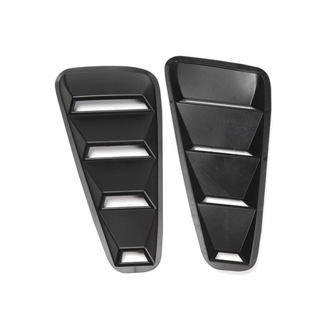 WXSSH Panneau de becquet latéral du véhicule pour Ford pour Mustang 2005-2014 pour Coupé 2 pièces Persiennes Spoiler Panneau Cou