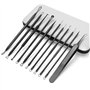 Justmysport 11 Pièces Aiguille d'Acné en Acier Inoxydable Extracteur Point Noir Aspirateur Professionnel Patch Anti Bouton/Acné/