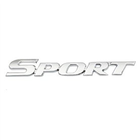C-FUNN 3D Sport Chrome Abs Voiture Tronc Insigne Emblème Decor Stickers Autocollant