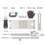 Oyster Shucker en acier inoxydable, kit d'outils pour huîtres robuste, ouvre-huîtres, ouvre-huîtres professionnel avec poignée a