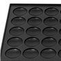 RSPPPJQ Mini gaufrier électrique hollandais, Appareil Commercial antiadhésif avec 50 Trous for crêpes, Muffins et gaufres, Chauf