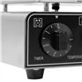 RSPPPJQ Mini gaufrier électrique hollandais, Appareil Commercial antiadhésif avec 50 Trous for crêpes, Muffins et gaufres, Chauf