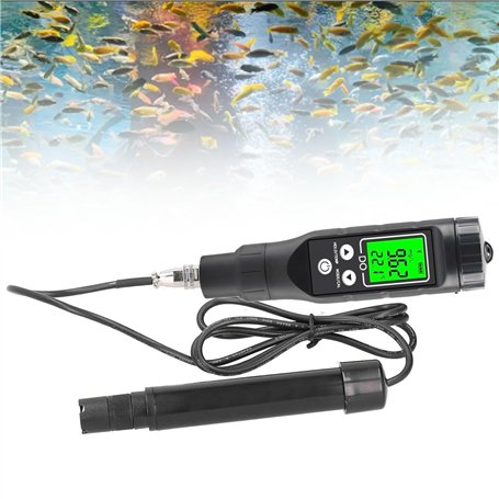 Oxymètre numérique for aquariums et aquaculture: testeur de qualité de l'eau avec plage de mesure de 0