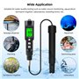 Oxymètre numérique for aquariums et aquaculture: testeur de qualité de l'eau avec plage de mesure de 0,0 à 40,0mg/L, analyseur e