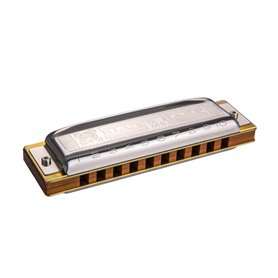 Hohner Harmonica Blues Harp 20 en Tonalité D Argent Métallique