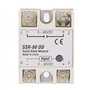 Akozon Relais à semi-conducteurs industriels DC-AC SSR-80DD 80A 3-32V DC à 5-60 V DC