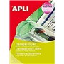Apli 1062 - Films transparents en polyester A4 - Idéal pour présentations professionnelles et design