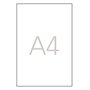 Apli 1062 - Films transparents en polyester A4 - Idéal pour présentations professionnelles et design