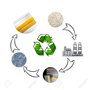 Lot de 50 porte-prix fabriqués à partir de matériaux recyclés avec 2 autocollants de 1 mètre pour étiquettes de 39 mm. Couleur t