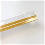 Lot de 50 porte-prix fabriqués à partir de matériaux recyclés avec 2 autocollants de 1 mètre pour étiquettes de 39 mm. Couleur t