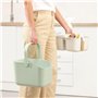 Vigar - Set Caddy et seau de nettoyage - Deux en un - 31 x 24 x 23 cm - Modèle Zeroline - Seau léger de 8 L - avec récipient à 3