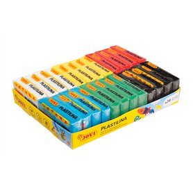 Jovi - Pâte à modeler - Coffret de 24 pastilles de 50 grammes