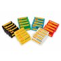 Jovi - Pâte à modeler - Coffret de 24 pastilles de 50 grammes, couleurs assorties basiques, sans gluten (P70/24B)