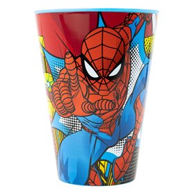 GOBELET RÉUTILISABLE POUR ENFANTS EN PLASTIQUE SANS BPA 430 ML | SPIDERMAN MIDNIGHT FLYER