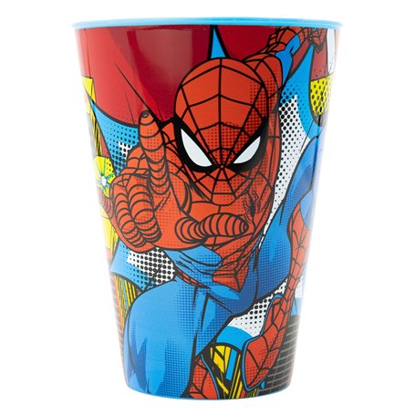 GOBELET RÉUTILISABLE POUR ENFANTS EN PLASTIQUE SANS BPA 430 ML | SPIDERMAN MIDNIGHT FLYER
