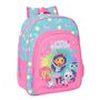 Cartable Gabby's Dollhouse Confetti Rose Turquoise 26 x 34 x 11 cm