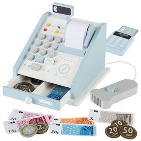 WOOMAX 49332 Caisse enregistreuse de Jouets en Bois