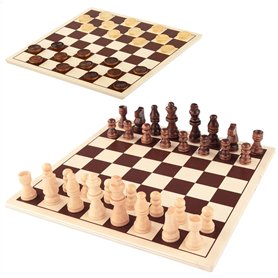 ColorBaby 49349 CB Games Jeu d'échecs en Bois