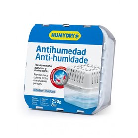 Déshumidificateur Compact 250 gr - Espaces jusqu'à 8m2 - Absorbe l'humidité des salles de bains