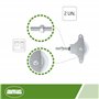 Amig - Poulie Acier Inoxydable pour Corde à Linge | Résistante et Durable, Ø 39 mm | Idéale pour Terrasses et Balcons | Facile à