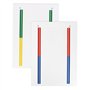Grafoplás 16800 Lot de 400 bandes latérales de 140 mm pour viseur de dossier suspendu