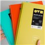 Grafoplas Classeur à pochettes en plastique A4 40 pochettes transparentes Couverture rigide en Polyfoam Résistant et ultra léger